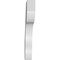 Ekena Millwork 3-in. W x 18-in. D x 24-in. H Stanfield Architectural Grade PVC Knee Brace BRCP03X18X24STA - alternate 2